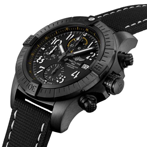 breitling avenger black|breitling avenger 45 chronograph.